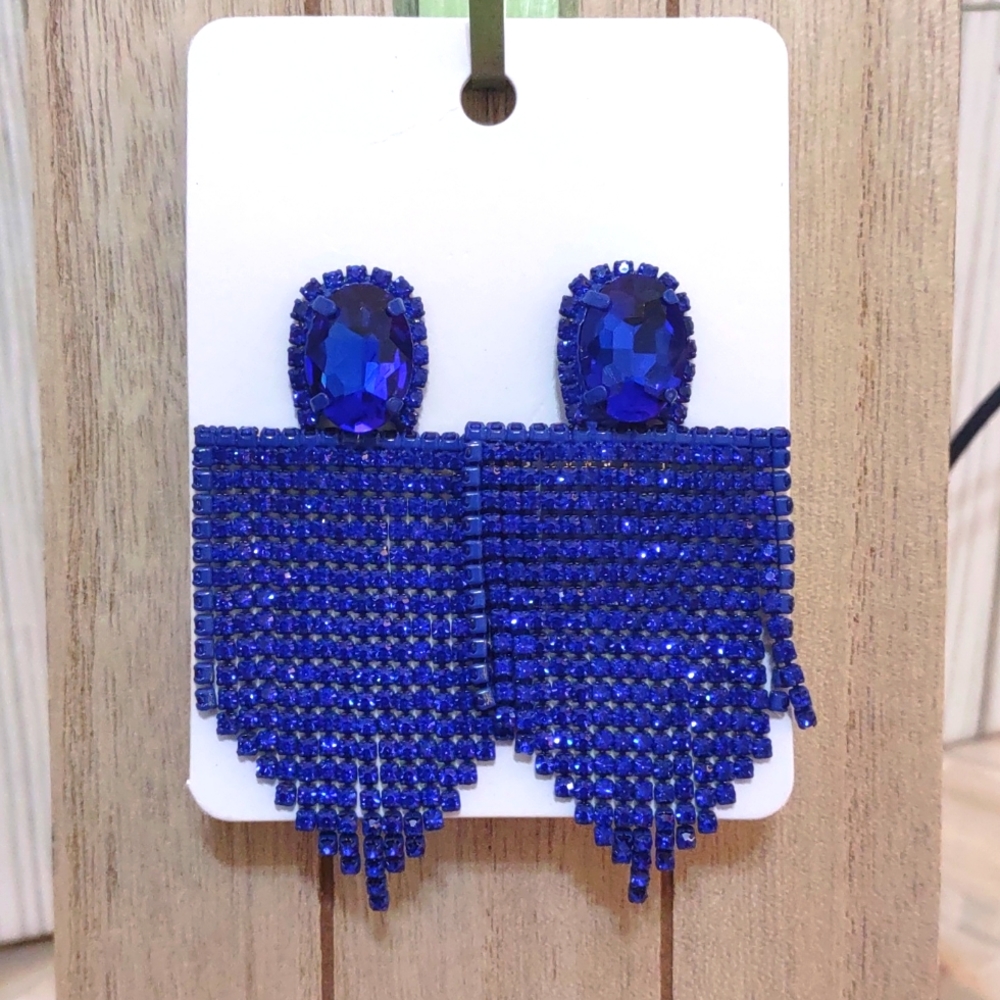 Royal blue earrings